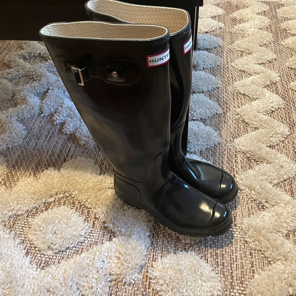 Hunter Rain Boots Original Gloss Black